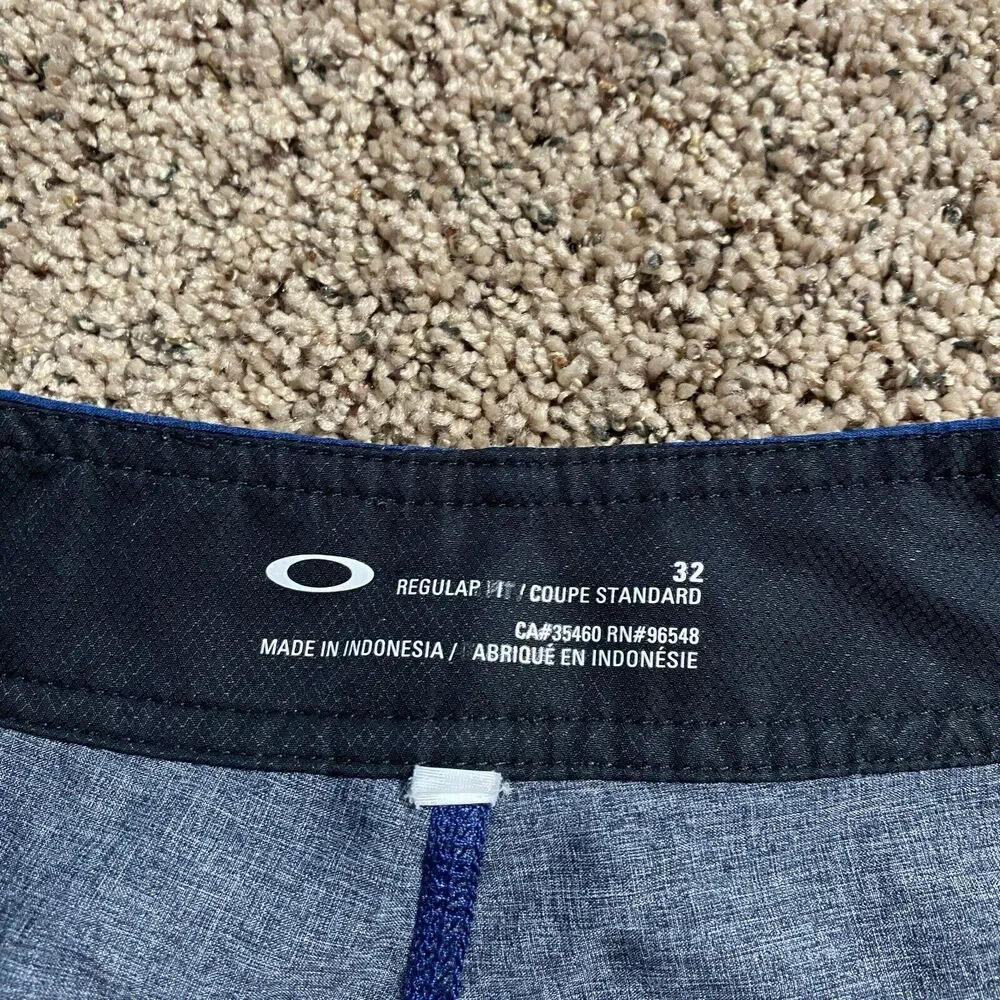 Oakley Boardshorts Mens 32 Blue Black Regular Fit Bathing Suit Swim‎ Trunks Surf